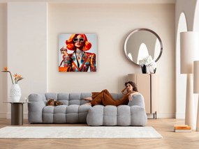 Muse Posh sklenený obraz 100x100 cm