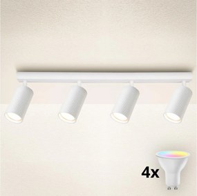 Brilagi - LED RGBW stmievateľné bodové svietidlo SELE MODERN 4xGU10/6,5W/230V Wi-Fi biela