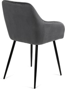 Set - 2 ks Jedálenská stolička AVENBERG LOREN, sivá