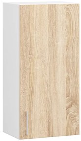 Kuchynská linka LIMA s vitrínou 1.8 m H720 biela / dub sonoma