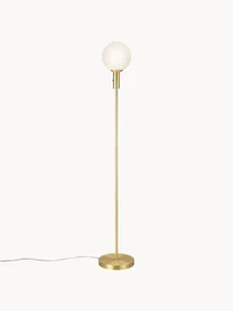 Stojacia lampa z opálového skla Minna