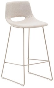 Béžová barová stolička (výška sedadla 76 cm) Zahara – Kave Home