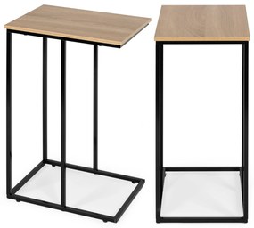 ModernHome Pojazdný odkladací stolík - kovový rám