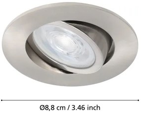 Eglo 99672 - LED RGBW Stmievateľné podhľadové svietidlo SALICETO-Z LED/5W/230V