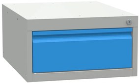 Závesný dielenský box na náradie KOVONA, otvorený, 527 x 480 x 610 mm