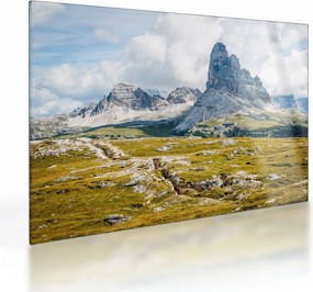 Sklenený obraz - Talianske Dolomity (70x50 cm)