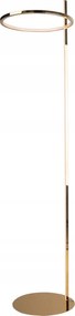 Podlahová zlatá Led lampa Lozanna Maxlight Select