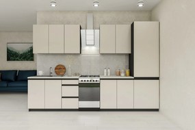 Moderná kuchyňa 260 OLIVIA, satin