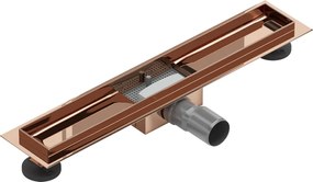 Mexen Flat telo pre líniový odtok 60 cm, ružové zlato - 1615060