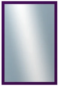 DANTIK - Zrkadlo v rámu, rozmer s rámom 40x60 cm z lišty PASTELKA fialová rovná (2564)