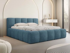 Čalúnená posteľ Ubipra Boucle, Rozmer postele: 140x200, Farby: Abriamo 14