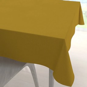Biante Dekoračný štvorcový obrus BKU-102 Okrový 130x130 cm