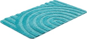 Wellness predložka do kúpeľne, cca 70 x 120 cm, akvamarínová