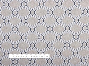Biante Dekoračný obdĺžnikový obrus Leona LN-124 Geometrický vzor na režnom 60x100 cm