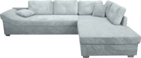 XXXLutz ROHOVÁ SEDAČKA, textil, svetlosivá Carryhome - Sedačky - 002330008803
