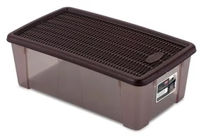 STEFANPLAST Viacúčelový box Elegance M, hnedý