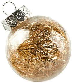 DECOLED Súprava ozdôb, d. 6 cm, bronz