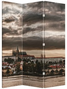 Paraván - Zamračená Praha (126x170 cm)