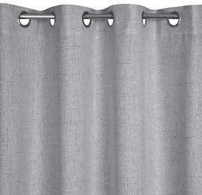 ZÁVES NA KRÚŽKOCH LINDA 140X250 CM SIVÁ