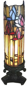Vitrážová dekoratívna lampa 10*33