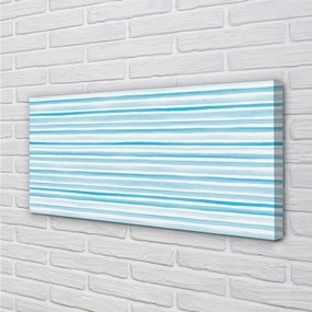 Obraz na plátne modré pruhy 120x60 cm