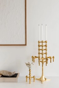 Stoff Nagel Dizajnová vázička STOFF Nagel Solid Brass