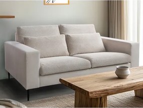 Dvojmiestna pohovka Romeo, béžová štruktúrovaná látka%