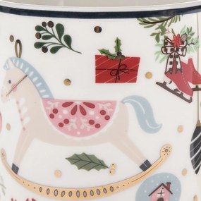 Porcelánový hrnček Hravé Vianoce 350 ml