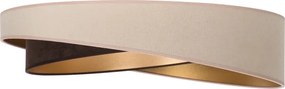 BRILAGI-LED Stropné svietidlo VELVET TWIST LED/24W/230V 4000K priemer 55 cm béžová/hnedá/zlatá