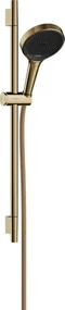 Hansgrohe Rainfinity, sprchová sada 130 3jet s tyčou S Puro 65 cm, zlatá, HAN-28745990