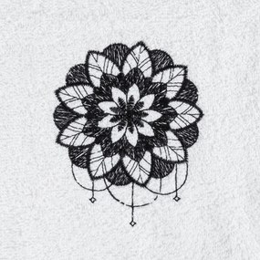 BAVLNENÝ UTERÁK LOTUS SADA 1KS 30X50 CM, 1KS 50X90 CM, 1KS 70X140 CM BIELA