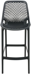 Plastová barová stolička DS10778434 - Čierna