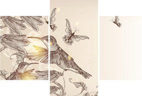 Obraz - Kolibríky (90x60 cm)