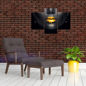 Obraz - Pery ženy (90x60 cm)