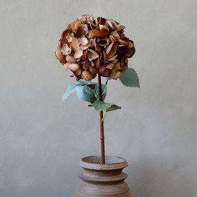 Chic Antique Dekoratívny umelý kvet Hydrangeas Mocca 80 cm