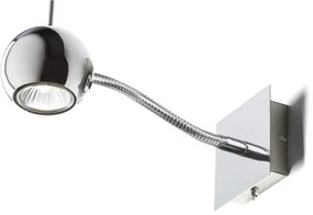 Moderné svietidlo RENDL GLOSSY na husom krku  chróm R10543