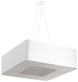 Sollux Sollux SL.0827 - Luster na lanku LOKKO 8xE27/60W/230V 80 cm biela SLX0709