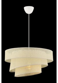 Luster na lanku COUPER 1xE27/60W/230V biela