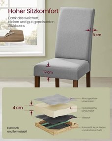 Set dvoch jedálenských stoličiek KDC158G01 (2 ks)