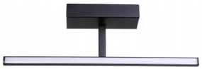 BERGE Nástenné svietidlo LED do kúpeľne - 50 cm - 12 W čierne