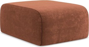 Ženilková podnožka v terakotovej farbe Lani – Makamii