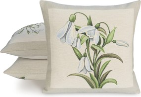 GOBELÍNOVÁ DEKORAČNÁ OBLIEČKA NA VANKÚŠ NIVALIS1 45X45 CM VZOROVANÁ