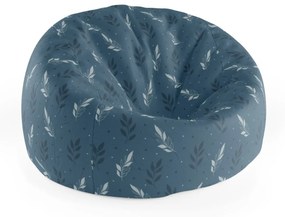 Sablio Sedací vak Cocoon Modré klásky - 115 x 75 cm x 45 cm