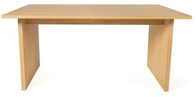 Jedálenský stôl s doskou v dubovom dekore 90x160 cm Stripe - Woodman