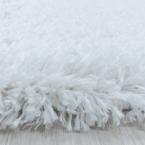 Biely okrúhly koberec ø 160 cm Fluffy – Ayyildiz Carpets