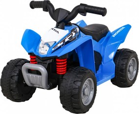 Ramiz Štvorkolka Honda 250X TRX na batérie modrá + klaksón + LED + ekokoža