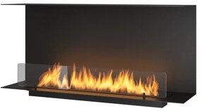 InFire - Vstavaný BIO krb 100x45 cm 3kW čierna