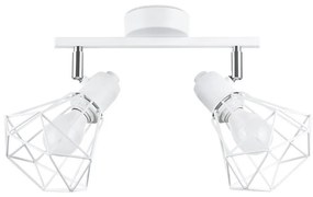 Sollux SL.1103 - Bodové svietidlo ARTEMIS 2xE14/40W/230V biela