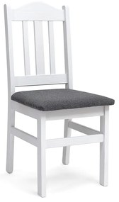 Židle z masivu č2 bílá