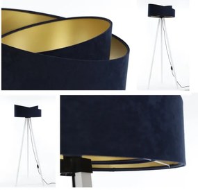 Stojacia lampa GALAXY 1xE27/60W/230V modrá/biela